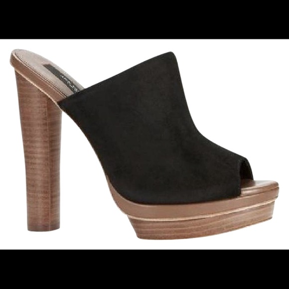 Ann Taylor Lorena Platform Suede Mule - Picture 2 of 5